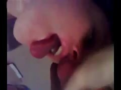 Handjob with cumshot in her mouth!