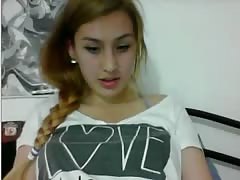 Colombian girl with perfect boobs