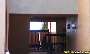 trendy businesswoman enjoying xxx sex with stranger