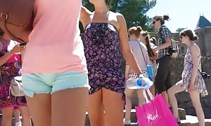 sexy ass MINI BLUE SHORT CARCA