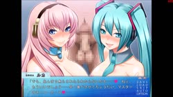 Turquoise idol is my smegma cleaner - Luka & Miku (Blowjob)