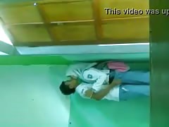 school couple caught by hidden cam