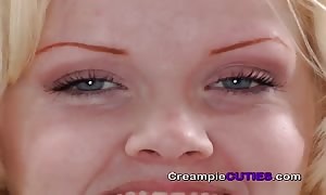 rock-hard shaft supplies this lusty whore a proper creampie load