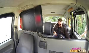 big-titted mother I'd like to fuck makes deepthroat blowjob for a casual man
 on a back seat of girl faux Taxi