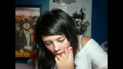 Emo teen self foot worship HD 1080p