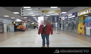 Two mates are providing this Russian prostitute a nice double lesson