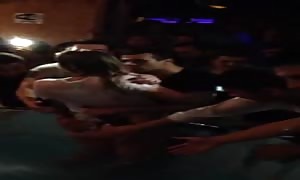 San Juan party in a pub