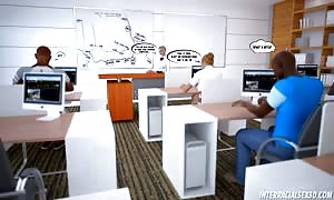 multiracial Lesson 3D Comic