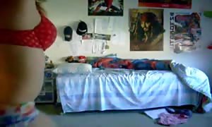 newbie strips and dances