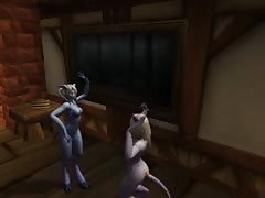 Warcraft - Two Dancing Draenei