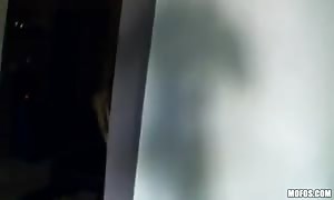 xxx sex with a fake-tit blond in the main bedroom