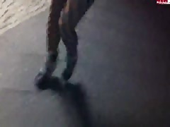 This party went wild, watch young drunk brunette giving a blowjob