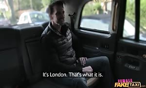 stunning girl lady driver is trying to seduce a turned on passenger