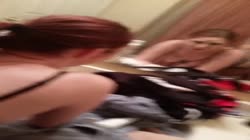 teen fucked before shower, leaves pussy juice all over dick