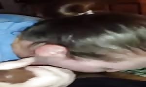 White female works ebony boner and gets that nut