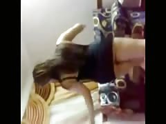 SEXY ARABIC GIRL STRIPPING