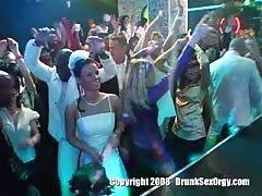 Astonishing drunk bitches are dancing in the night club