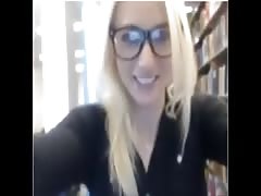Blonde in the Library