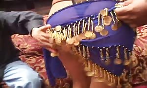 thin Indian beauty is double inserted into by two peckers who enjoy her face fuck