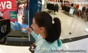 Public bathroom orgasm