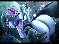 Overwatch Widowmaker railed by reaper