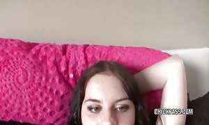 youngster cutie Khloe Krush is stuffing her cunt with a toy
