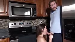 Hot Mom Seduces Step Son