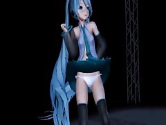 MMD Blue Hair Babe Sex Toys Delicious Smooth Pussy GV00116