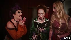 Mylfwood Emmy Demure Audrey Madison And Summer Hart - Hocus Pocus Deux