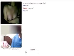 Omegle- Hot 18 yrs old teen show her tits + bonus tits