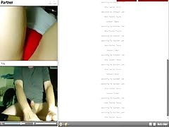 Webcam sex - nice cumshot for a wet spread pussy!