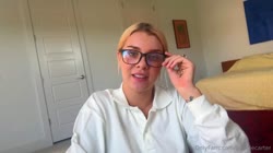 Gabbie Carter - Roleplay Slutty Little Nerd Practices Using Dick