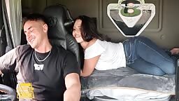 Arabella Mia - Best Friends GF Fucks The Fake Truck Driver