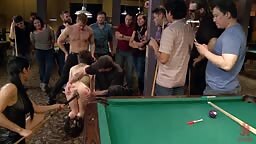 Isis Love, Lily LaBeau - Gets Played in a Raunchy Pool Hall Remastered 22 04 2025