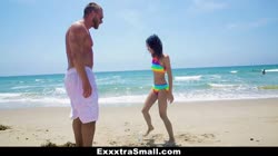 ExxxtraSmall - Cutie Fucked in Rainbow Swimsuit